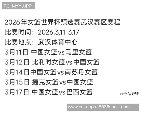 2026年度中国女篮赛事日历发布欢迎大家积极转发与收藏共同关注篮球盛事